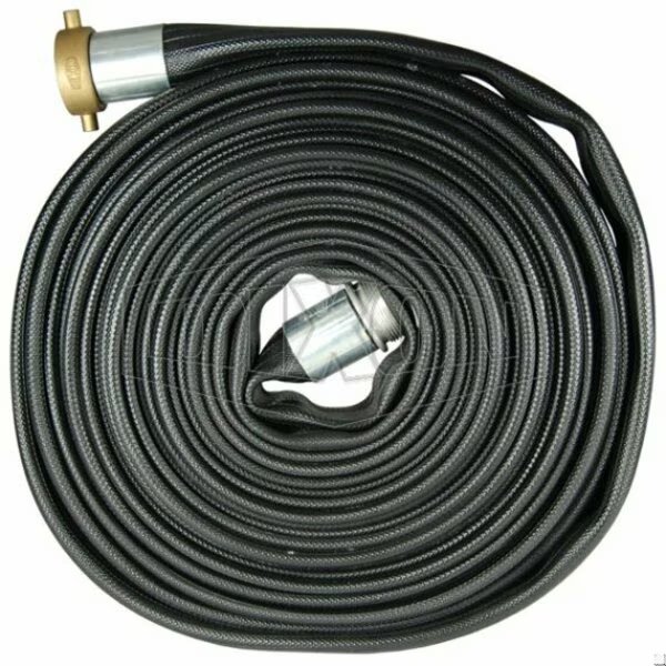 Washdown Hose, 2 in, NPSH, 25 ft L, 200 psi, Nitrile, Domestic, Dixon, Mfr#: WDH20BK25KAS